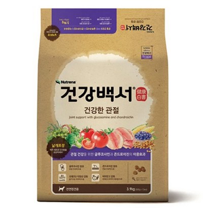 건강백서 전연령 생선 건강한 관절 애견사료 리뷰후기