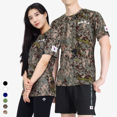꾸나와곰신 ROKA 코리아아미 로카티 반팔 기능성 쿨티 군인티셔츠 리뷰후기