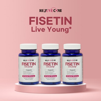 리쥬브코어 고순도 피세틴 180정 피세틴바이오페린비타민C 복합제재 FISETIN 세놀리틱 좀비세포