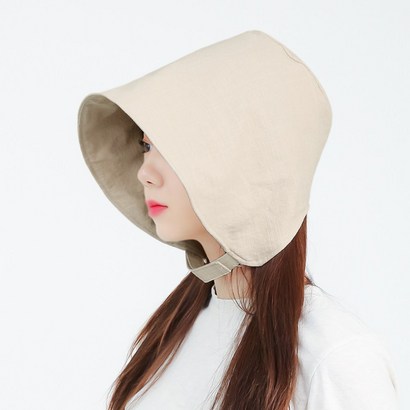 마인드맵 소녀 벨크로 보넷 여성 버킷햇 여름 벙거지