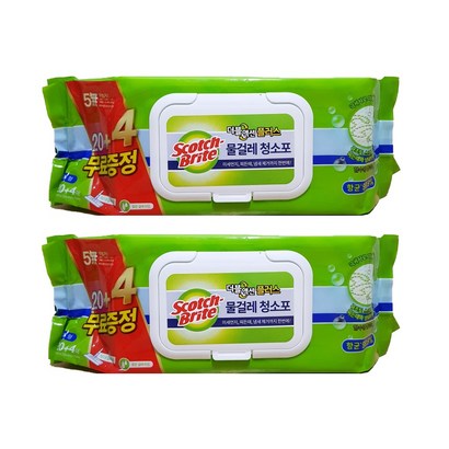 스카치브라이트 더블액션 물걸레 청소포 대형 20매매 더! 증정 리뷰 후기