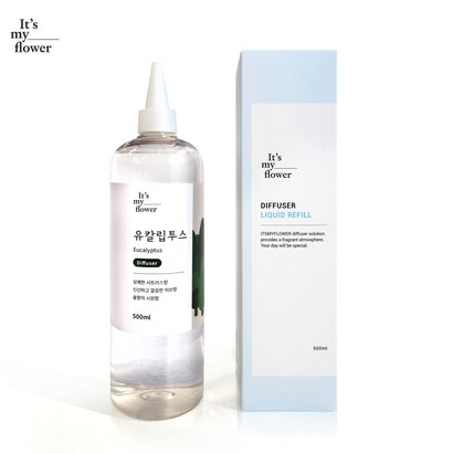 잇츠마이플라워 실내 화장실 대용량 디퓨저 실내방향제 리필 디퓨저스틱 유칼립투스
