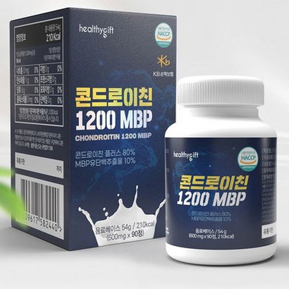 콘드로이친 1200 B HACC 상어연골 분말 유단백 추출물 90정
