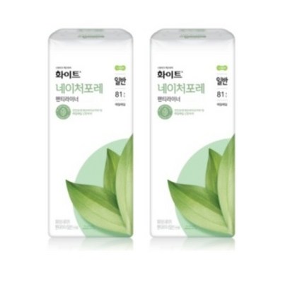 화이트 네이처포레 팬티라이너 일반