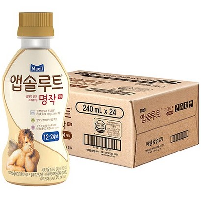 앱솔루트 엄마가 만든 프리미엄 명작 액상 분유 3단계 12-24개월