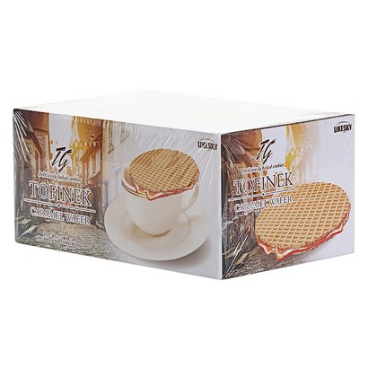 TAGO TOFINEK CARAMEL WAFER 토피넥 카라멜 와플 과자 폴란드 수입 전통와플 간식 리뷰후기