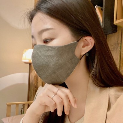 손길 명품 모시 마스크 빅사이즈 그레이색 귀안아픈 귀가편한 얼굴작아보이는 천 숨쉬기편한 리뷰후기