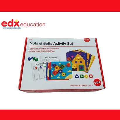 EDXKOREA EDX 너트와볼트활동세트 공구놀이 너트놀이 볼트놀이 조립완구