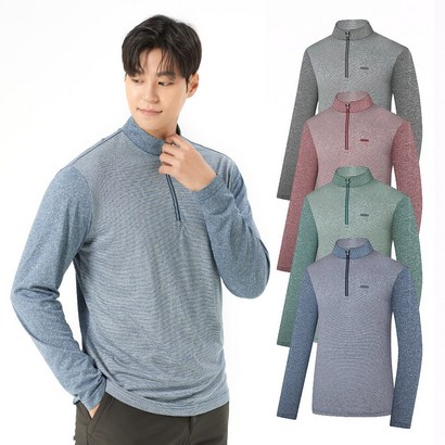 콜핑 남성 하이쿨 부드러운 집업티셔츠 코앤카 KTT