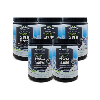 팔레오 오리진 산양유 프로틴 5통보틀스푼