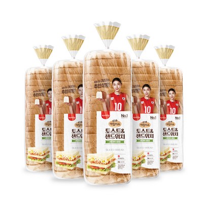 삼립 아침미소 토스트앤샌드위치x5개