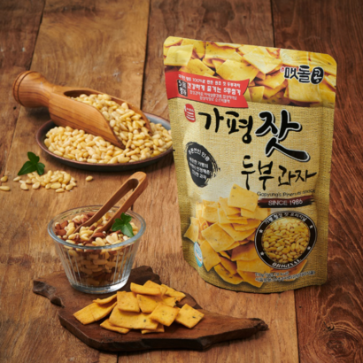 자연우리 가평 잣 두부과자