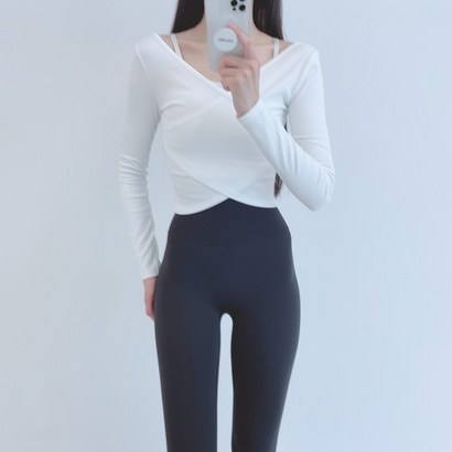 로라벨 클린 필라테스복 요가복 커버업 운동복
