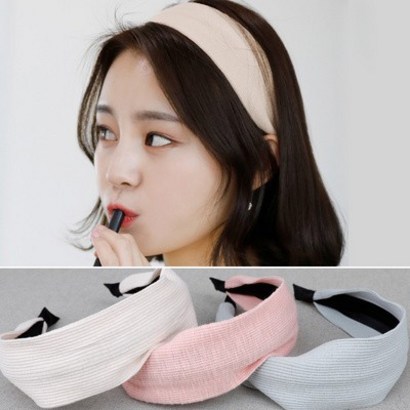 바보사랑 썸머 골지 머리띠 여자머리띠 넓은 여자 명품 와이드 면 헤어밴드링코 리뷰후기