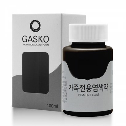 가스코 가죽전용염색약 소파 카시트 스니커즈 블랙