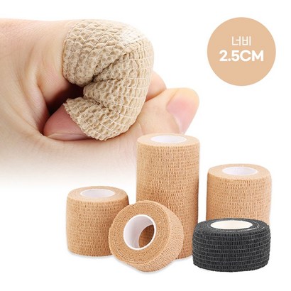 자가점착 압박 붕대 골프 손가락 밴드 2X4