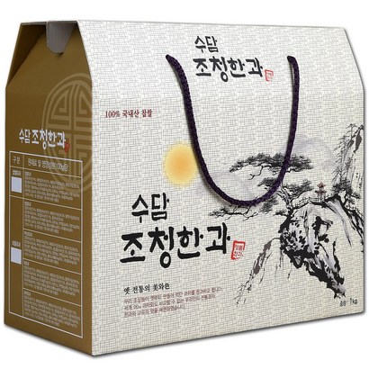 수담조청유과 선물세트 수담한과 명절선물 이바지 떡 부모님선물 추석 한가위 명절선물세트