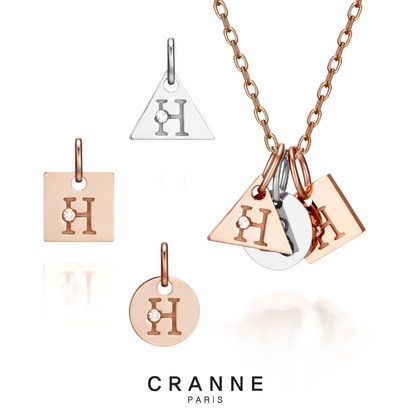 다이아몬드 14K 이니셜 팬던트 C24C005 006 007