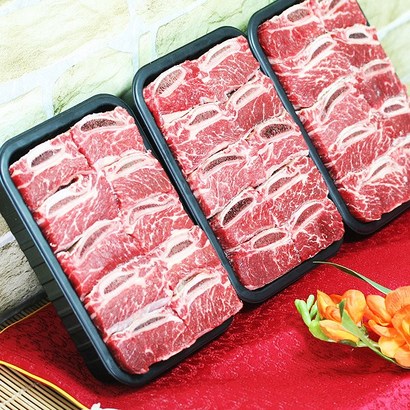 마장동닷컴 주청정우 소찜용갈비 3 선물세트 리뷰후기