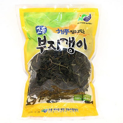 해풍을 맞고자란 건나물 부지갱이 전남 고흥산 말린 부지갱이