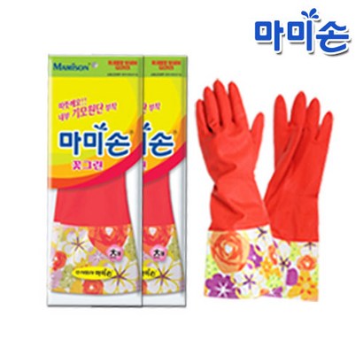 마미손 기모 고무장갑 2개