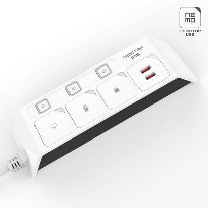 네모탭 3구 4구 5구 USB 멀티탭 멀티콘센트