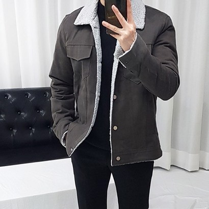 로니케이 포켓 피치 양털 면 자켓 리뷰후기