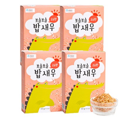 바다모음 보슬보슬 고소한 밥새우 50g, 새우맛, 4개