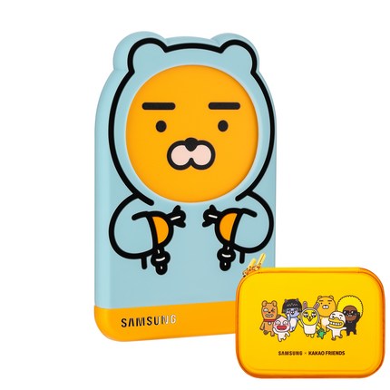 삼성전자 카카오 외장하드 HX-MK10K1B, 1TB, 블루 라이언