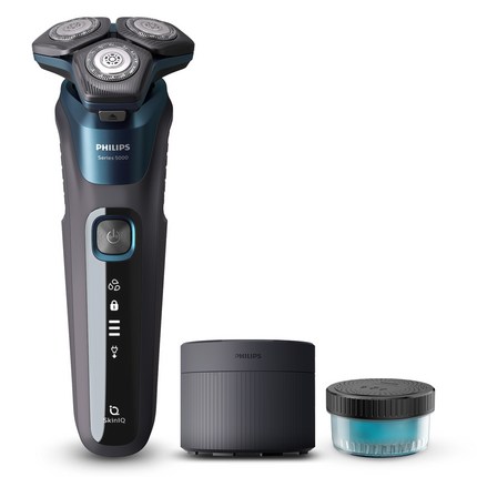 필립스 전기면도기 SkinIQ 5000, S5579/60, 일렉트릭 블루
