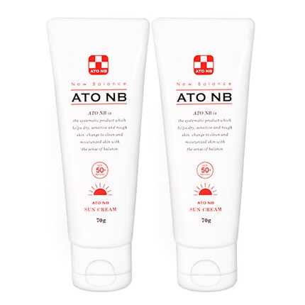 아토엔비 유아선크림 SPF50+ PA++++, 70g, 2개