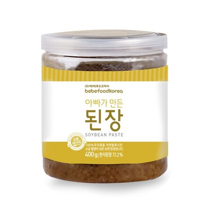 베베푸드 아빠가 만든 된장 400g, 한식 된장, 1개