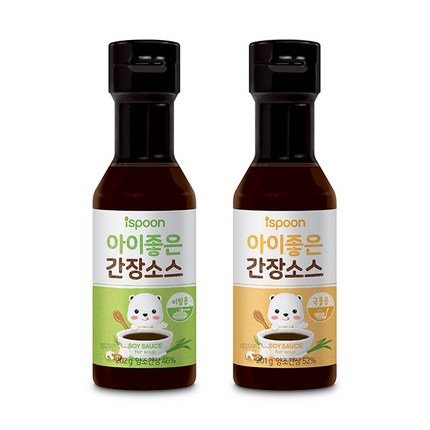 아이스푼 아기간장 아이좋은 간장소스, 국물용+비빔용, 2개