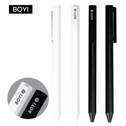 [ BOYI Gelpen] 보이 젤펜 0.5mm _ 가늘고 부드러운 필기감 심플디자인_기념 홍보 문구 인쇄가능 소량 인쇄가능 대량 인쇄무료, 인쇄(홍보 기념 문구 인쇄), 1000개, 화이트