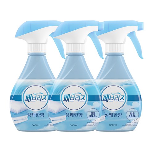 페브리즈 섬유탈취제 상쾌한향 본품 리뷰후기