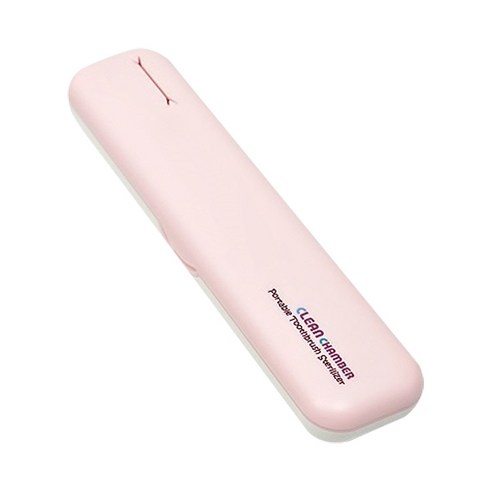 크린챔버 휴대용 칫솔살균기 DK-800, 핑크 + 화이트