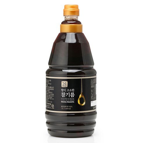 꼬손 향이 고소한 참기름 업소용 18L 리뷰후기