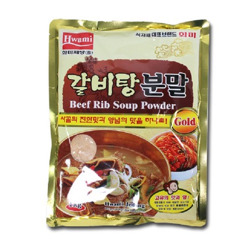 [화미] 쇠고기 갈비탕분말, 1kg, 1개