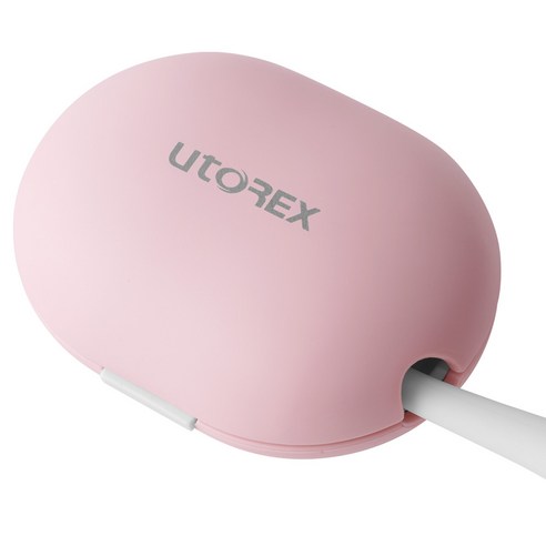 유토렉스 퍼펙트케어 충전식 휴대용 칫솔살균기 UTC-3150, 핑크