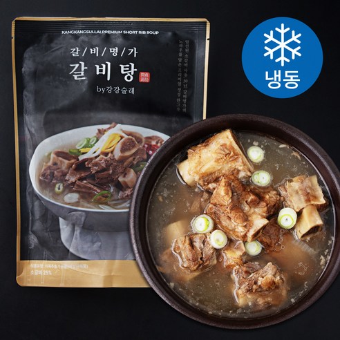 강강술래 갈비명가 갈비탕 (냉동), 1kg, 1개