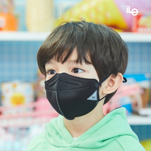 ie 아이엘이 친환경 재사용 항균99 쿼드 마스크 아동_블랙S 리뷰 후기