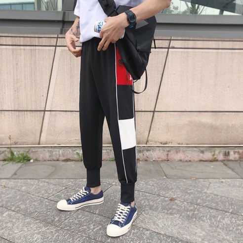 가바바 남성 빅사이즈 트레이닝바지 5XL까지 SPORTS 레터링 포인트 캐주얼바지 G32416 리뷰후기