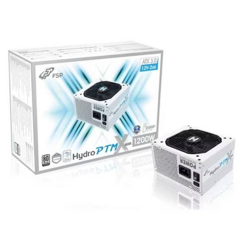 FSP HYDRO PTM X PRO 1200W PLATINUM 화이트 ATX 3.0 파워서플라이