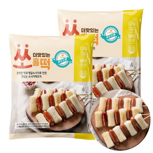 푸드드림 더맛있는 쏘홀떡 x10개 12봉 리뷰후기