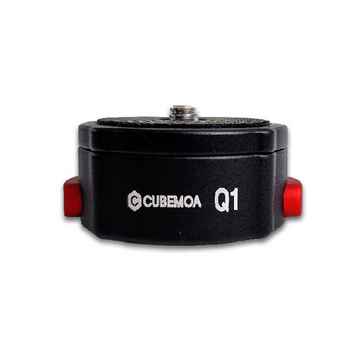 트랜스마운트 퀵릴리즈 플레이트 큐브모아 CUBE-Q1 스프링 버튼식