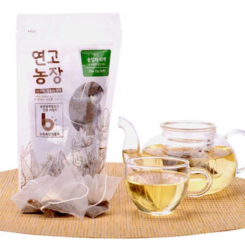 연고농장 국내산 솔잎 차 티백 삼각티백 리뷰후기
