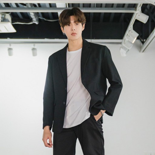 빅사이즈클럽 남성용 REB 린넨 싱글 마이
