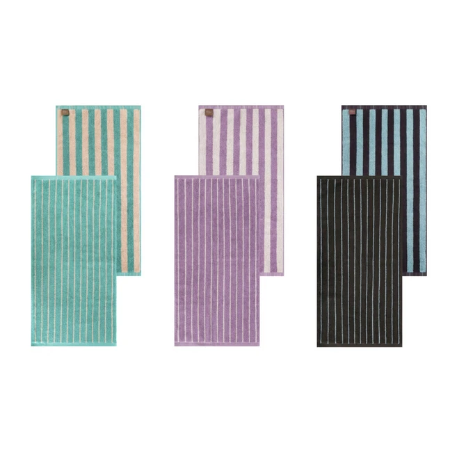 송월타월 데일리 스트라이프 세면타월 180g 코마사, 브라운, 5개