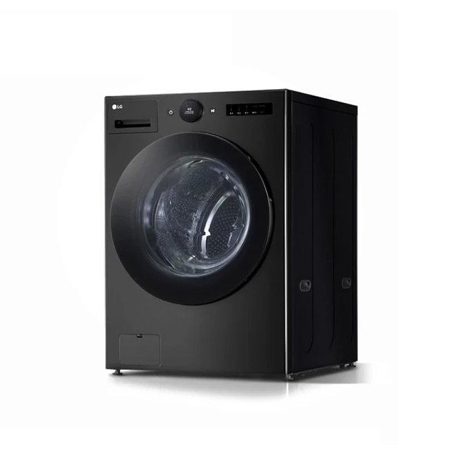 LG전자 트롬 오브제컬렉션 드럼 세탁기 FX25KSR 25kg 방문설치, 블랙 스테인리스