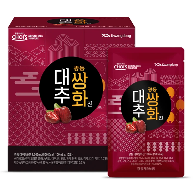 광동 대추 쌍화진 10p, 1L, 1개